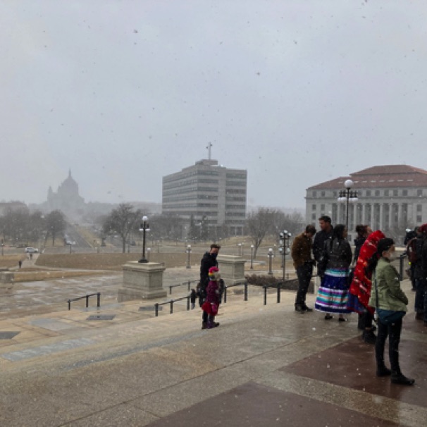 Indigenous lobbying, State Capitol (March)